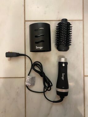 l'ange Rotating Hot Air Brush - Black